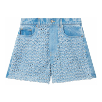 Stella McCartney Women's 'Textured' Denim Shorts
