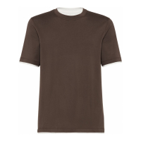 Brunello Cucinelli Men's 'Layered' T-Shirt