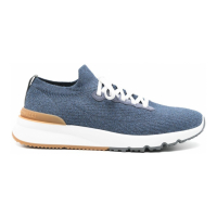 Brunello Cucinelli Men's 'Knitted' Sneakers