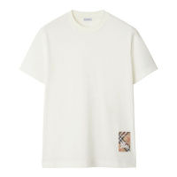 Burberry Men's 'Check-Patch' T-Shirt