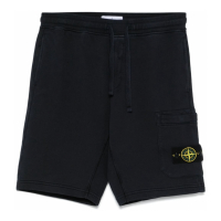 Stone Island Men's 'Compass-Badge' Sweat Shorts