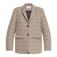 Ganni 'Checked' Klassischer Blazer für Damen