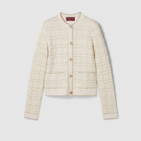 Gucci 'Check Jacquard' Strickjacke für Damen