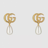 Gucci 'Gg Marmont Pearl Drop' Ohrringe für Damen