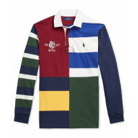 Polo Ralph Lauren 'Classic-Fit Patchwork Jersey Rugby' Pullover für Herren