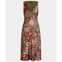 LAUREN Ralph Lauren 'Floral Satin Charmeuse' Ärmelloses Kleid für Damen