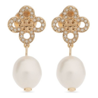 Tory Burch 'Pearl-Embellished Drop' Ohrringe für Damen