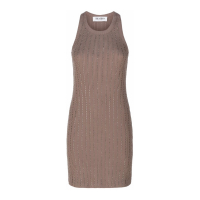 The Attico 'Faded Mud' Midi Kleid für Damen