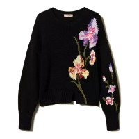 Twin Set 'Flowers And Hand Embroidery' Pullover für Damen