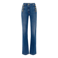 Elisabetta Franchi 'Bell-Bottom With Row Of Buttons' Jeans für Damen