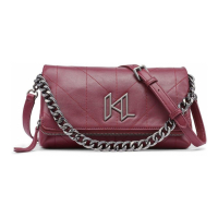 Karl Lagerfeld Paris 'Lavande Leather Flap Bag' Umhängetasche für Damen