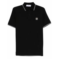 Stone Island 'Compass-Patch' Polohemd für Herren