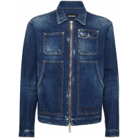 Dsquared2 'Zippered' Jeansjacke für Herren