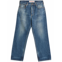 Valentino 'Logo-Patch Washed Straight-Leg' Jeans für Herren