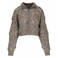 Brunello Cucinelli Cardigan 'Argyle' pour Femmes