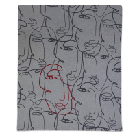 Coccoy 'Face' Decke - 180 x 130 cm