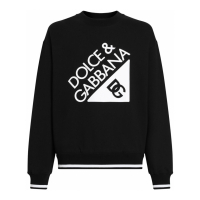 Dolce&Gabbana Sweatshirt 'Logo-Print' pour Hommes