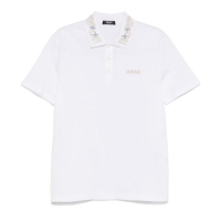 Versace Men's 'Logo-Embroidered' Polo Shirt