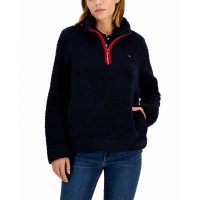 Tommy Hilfiger Pull 'Sherpa 1/4-Zip Pullover' pour Femmes