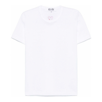 Comme Des Garçons Play Women's 'Signature Heart-Patch' T-Shirt