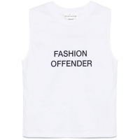 Victoria Beckham Women's 'Slogan-Print' Sleeveless Top