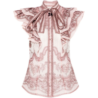 Zimmermann Women's 'Frilled' Short sleeve shirt