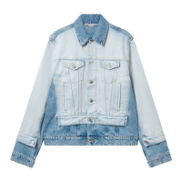 Stella McCartney Veste en jeans 'Two-Tone' pour Femmes