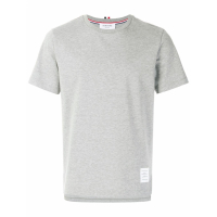 Thom Browne Men's 'Side Slit Relaxed' T-Shirt