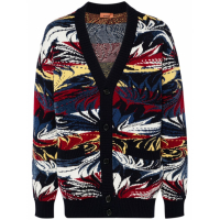 Missoni Cardigan 'Patterned Intarsia-Knit' pour Hommes