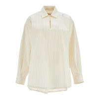 Marni Women's 'Striped With Embroidered Logo' Shirt