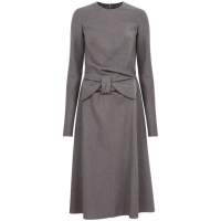 Maison Margiela Robe Midi 'Bow-Detailing' pour Femmes