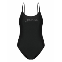 Ganni Women's 'Crystal-Logo' Swimsuit