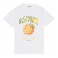 Ganni Women's 'Logo-Print' T-Shirt