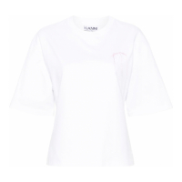 Ganni Women's 'Embroidered-Logo' T-Shirt