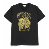 Ganni Women's 'Jersey Owls' T-Shirt