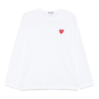 Comme Des Garçons Play 'Heart-Patch' Long-Sleeve T-Shirt