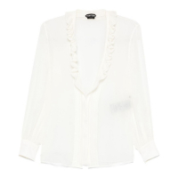 Tom Ford Blouse à manches longues 'Ruffle-Detailed' pour Femmes