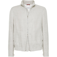 Brunello Cucinelli Blouson bomber 'Twill' pour Hommes