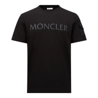 Moncler Men's 'Laminated Logo' T-Shirt