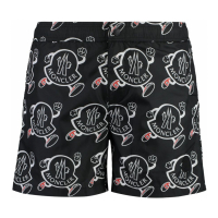 Moncler Men's 'Printed' Swimming Shorts