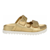 Guess Sandales plates 'Fabula Lug-Sole Logo Footbed' pour Femmes