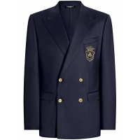 Dolce&Gabbana Blazer 'Logo-Appliqué' pour Hommes