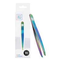 Ilu 'Slant' Tweezers - Rainbow