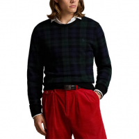 Polo Ralph Lauren Men's 'Plaid Washable Wool Sweater'