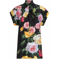 Dolce&Gabbana Women's 'Rose-Print' Short sleeve shirt