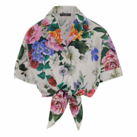 Dolce&Gabbana Women's 'Floral Pattern Crop' Shirt