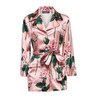 Dolce&Gabbana Women's 'Floral Printed Belted' Shirt