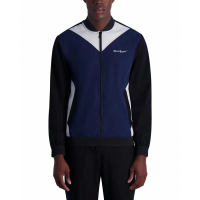 Karl Lagerfeld Paris 'Color Block Mesh Trim Track Jacket' pour Hommes