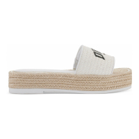 DKNY 'Fiona Arch Logo Espadrille Platform' Flache Sandalen für Damen
