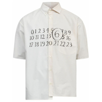 MM6 Maison Margiela Men's 'Asymmetric' Short sleeve shirt